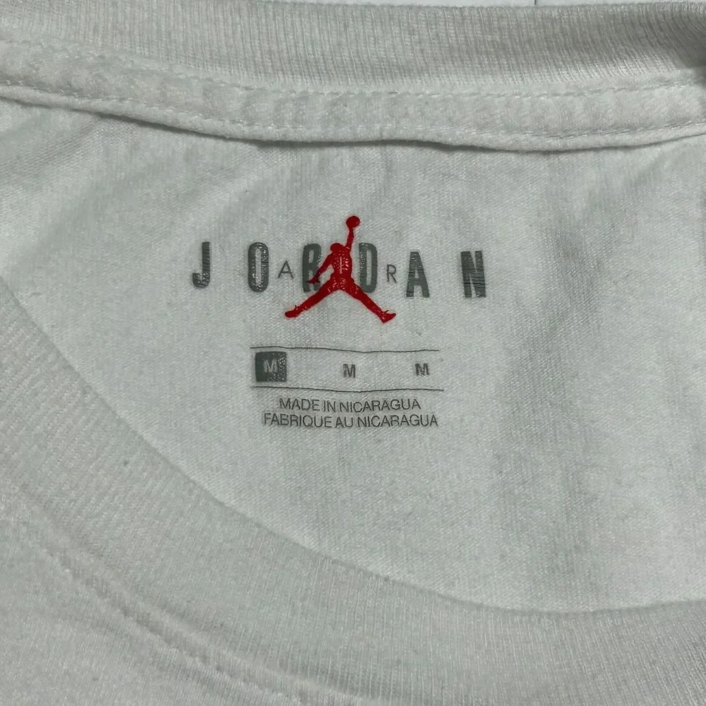 Air Jordan Jumpman Flight White Mens/Womens Long Sleeve T-Shirt Size Medium - Picture 6 of 10